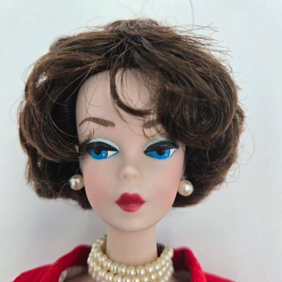 Barbie Doll Silken Flame Porcelain Treasures Collection Collector Box 1992 Read - Picture 14 of 16